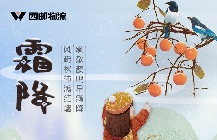 西邮物流提示您，今日霜降-西邮物流
