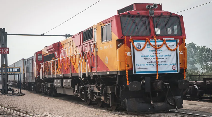 马士基在印度增加了新的每周铁路服务-西邮物流