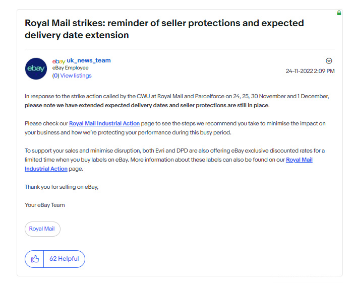 eBay英国延长卖家预估交货时间-西邮物流