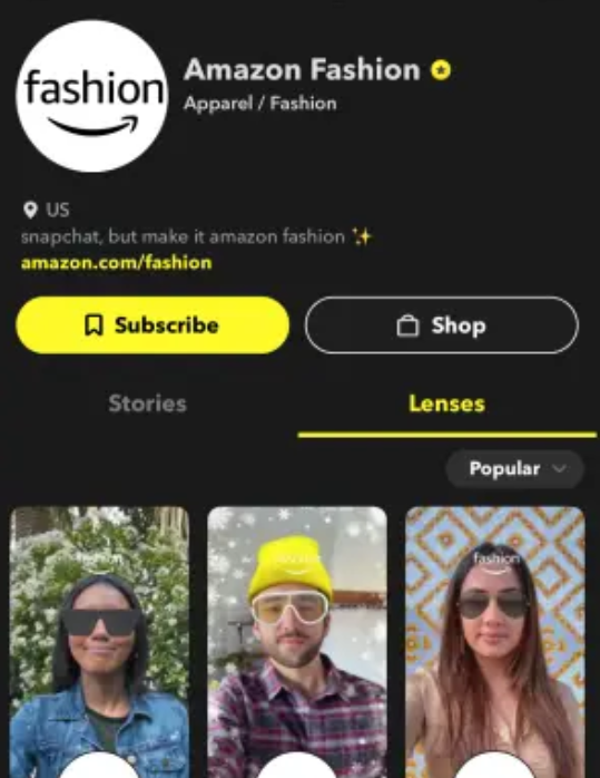 亚马逊再与Snap合作，时尚品类或成最大赢家-西邮物流