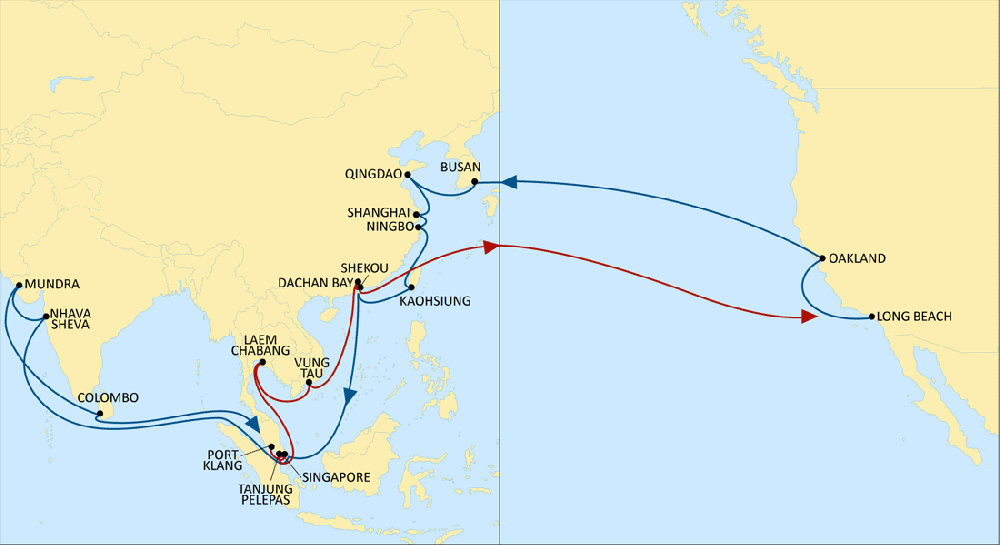 MSC宣布扩展圣淘沙服务，加强中国、美国和印度连接-西邮物流