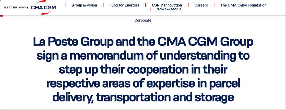 达飞宣布与法国邮政集团达成战略合作-西邮物流