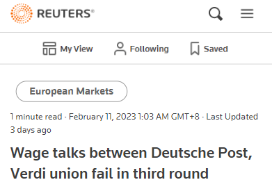 德国邮政罢工再爆发，超百万包裹面临积压-西邮物流