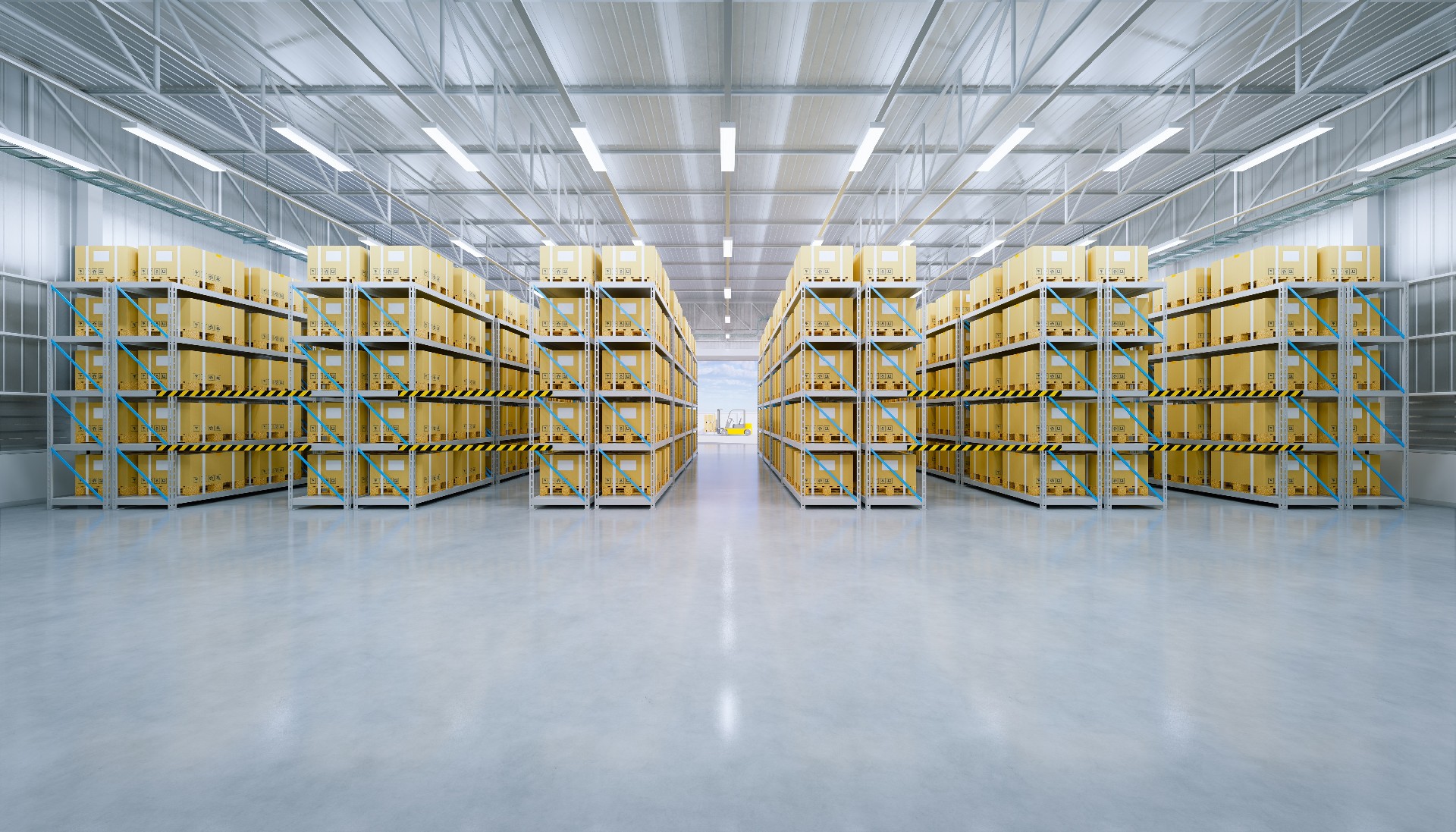 货架上仓库大楼和箱体包装的三维渲染.jpg